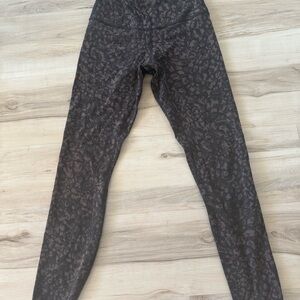 Lululemon leopard Align Leggings size 4